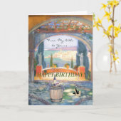 CARTE AMI SPÉCIAL MOMENTS SPÉCIAUX MESSAGE ANNIVERSAIRE (Fleur jaune)