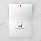 Carte Ami-Valentine : Votre amitié me garde un char : (Intérieur)