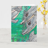 Carte Amical Dolphin Pod (Fleur jaune)