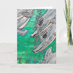 Carte Amical Dolphin Pod