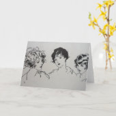 Carte Amies (Fleur jaune)