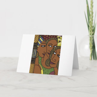 Carte Amies de soeur de femmes d'Afro-américain