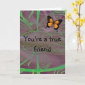 Carte Amis (Fleur jaune)