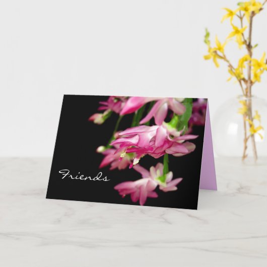 Carte Amis (Fleur jaune)