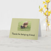 Carte Amis (Fleur jaune)