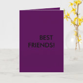 Carte amis (Fleur jaune)