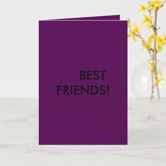 Carte amis (Fleur jaune)