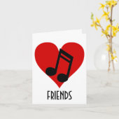 Carte Amis (Fleur jaune)