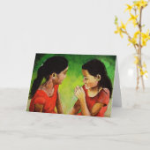 Carte Amis (Fleur jaune)