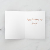 Carte Amis à la fin (Intérieur)