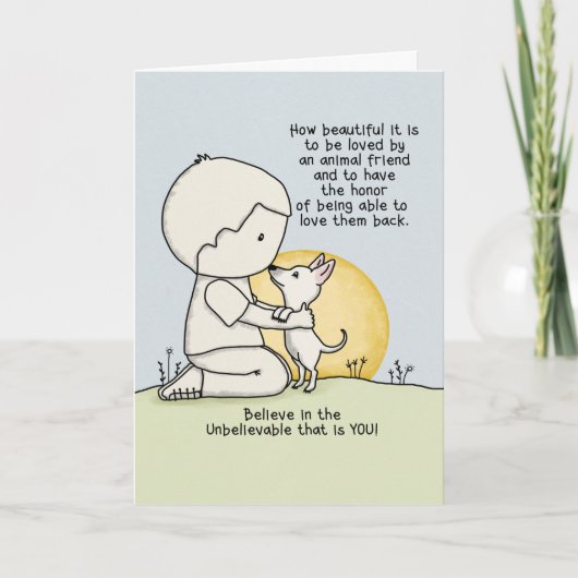 Carte Amis animaux (Devant)