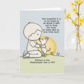 Carte Amis animaux (Fleur jaune)