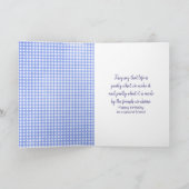 Carte Ami's Birthday Blue Cornflower Bouquet (Intérieur)