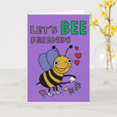 Carte Amis d'Abeilles (Fleur jaune)