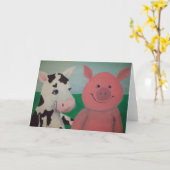 Carte Amis de la ferme (Fleur jaune)