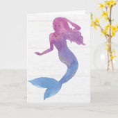 Carte Amis de sirène III (Fleur jaune)