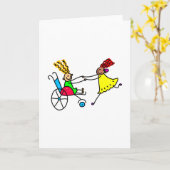 Carte Amis désactivés (Fleur jaune)