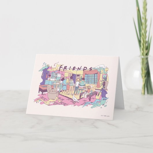 Carte AMIS™ | Dessin de l'appartement (Devant)