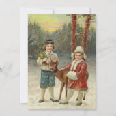 Carte Amis d'hiver | Noël vintage (Devant)