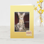 Carte Amis d'idiot (Fleur jaune)