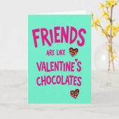 Carte Amis Douce Comme le Chocolat (Fleur jaune)