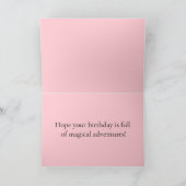 Carte Amis du chat et du cheval, art fantaisiste (Intérieur)