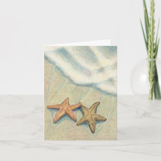 Carte Amis étoiles de mer (Devant)