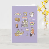 Carte AMIS™ | Icônes de dessin (Fleur jaune)