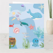 Carte Amis mignons sous la mer (Dos)
