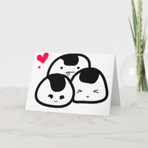 Carte amis onigiri