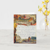 Carte Amis Papillons Fleurs Médias mixtes Collage (Fleur jaune)