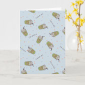 Carte AMIS™ | Polka Dot Central Perk Motif (Fleur jaune)