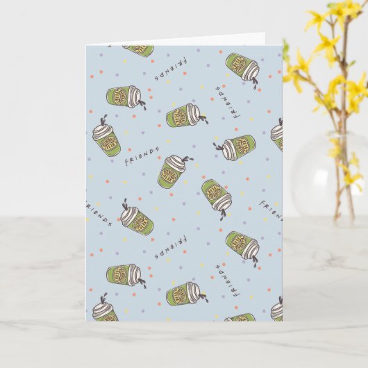 Carte AMIS™ | Polka Dot Central Perk Motif (Fleur jaune)