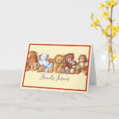 Carte Amis pour toujours (Fleur jaune)