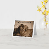 Carte Amis pour toujours (Fleur jaune)