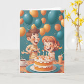 Carte Amis pour toujours ensemble (Fleur jaune)