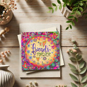 Carte Amis pour toujours joli Whimsical Inspirivity Coeu