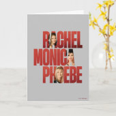 Carte AMIS™ | Rachel, Monica & Phoebe (Fleur jaune)