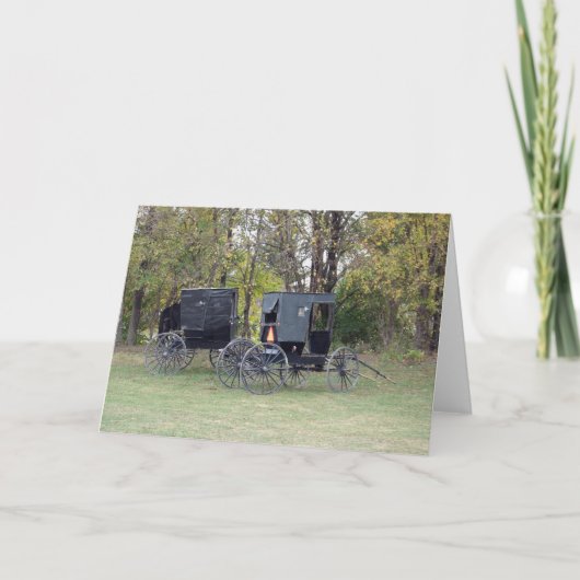 Carte Amish Buggies (Devant)