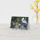 Carte Amish Recliner Notecard (Fleur jaune)