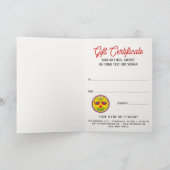 Carte Amish - Signe Hexagonal Distelfinks Tulipes Cœurs (Intérieur)