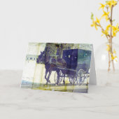 Carte Amish Travel (Fleur jaune)