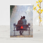 Carte Amish Travel, Grunge Toutes Les Occasions (Fleur jaune)