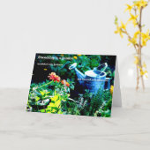 Carte amitié (Fleur jaune)