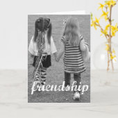 Carte amitié (Fleur jaune)