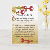 Carte Amitié (Fleur jaune)