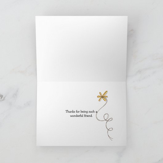 Carte Amitié (Intérieur)