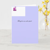 Carte Amitié (Fleur jaune)