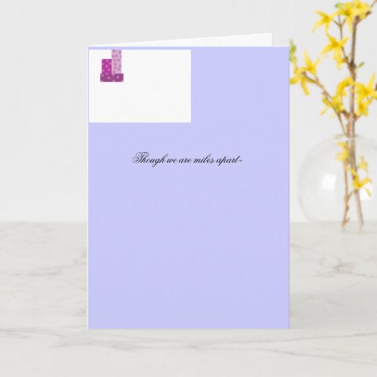 Carte Amitié (Fleur jaune)