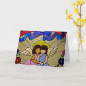 Carte Amitié (Fleur jaune)